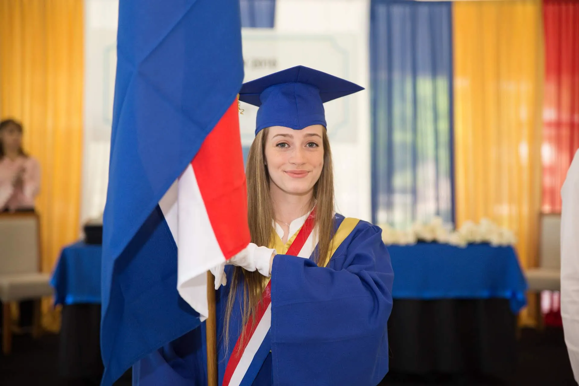 La bandera — fotografía de graduaciones