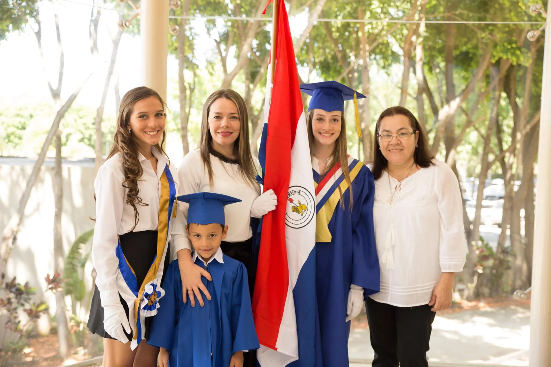 Egresados durante la ceremonia de colación